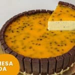 torta mousse de maracujá