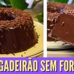 brigadeirão sem forno
