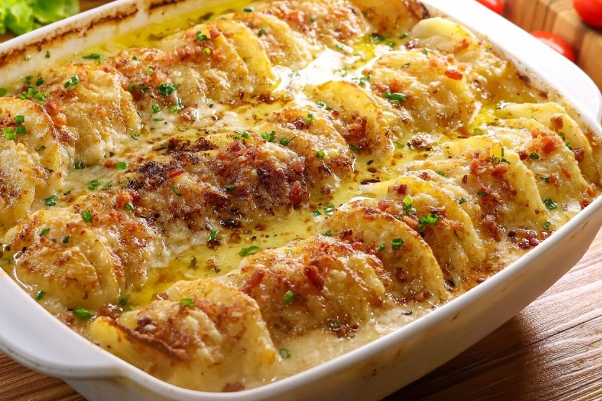 Batata gratinada