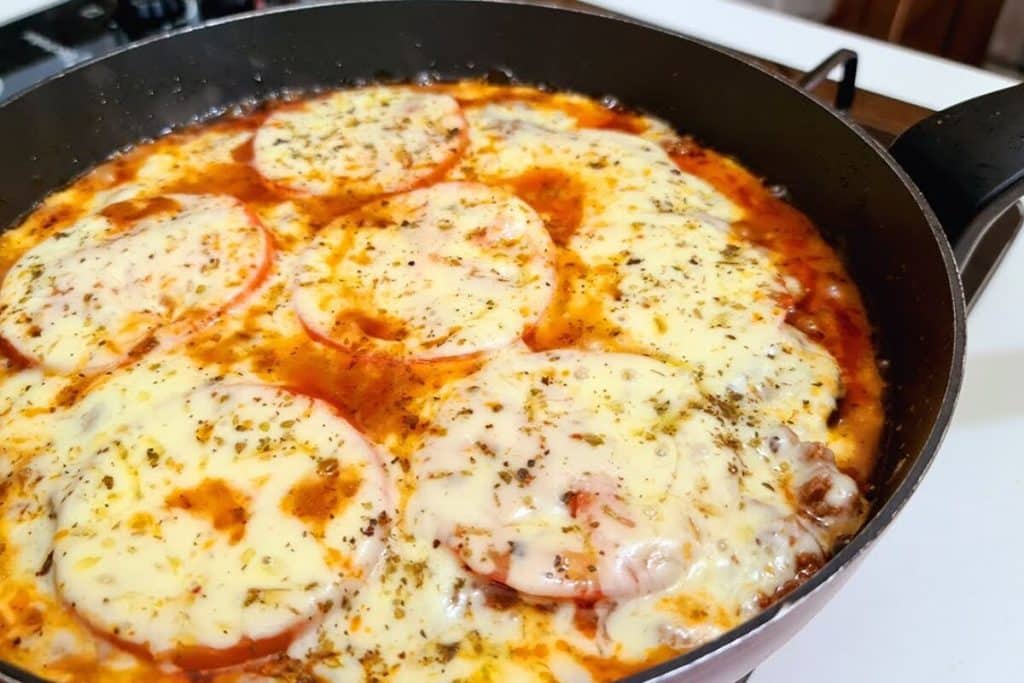 Berinjela na frigideira