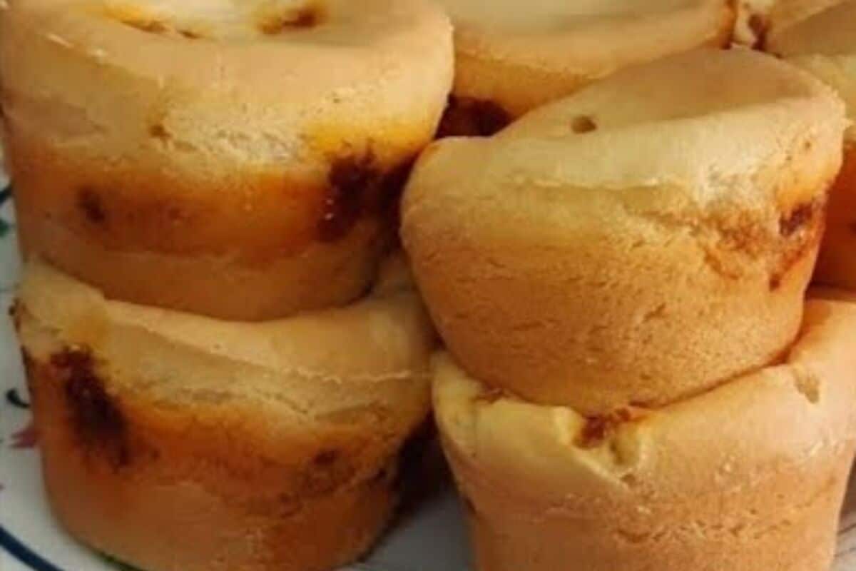 Bolinho de mandioca recheado