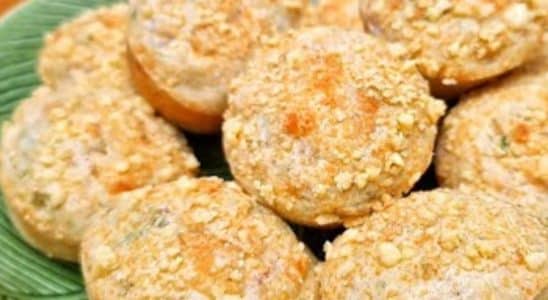 Bolinho salgado assado