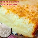 Bolo cremoso de coco
