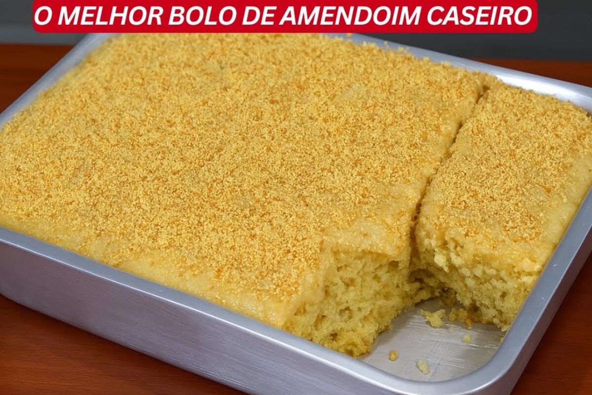 bolo de amendoim