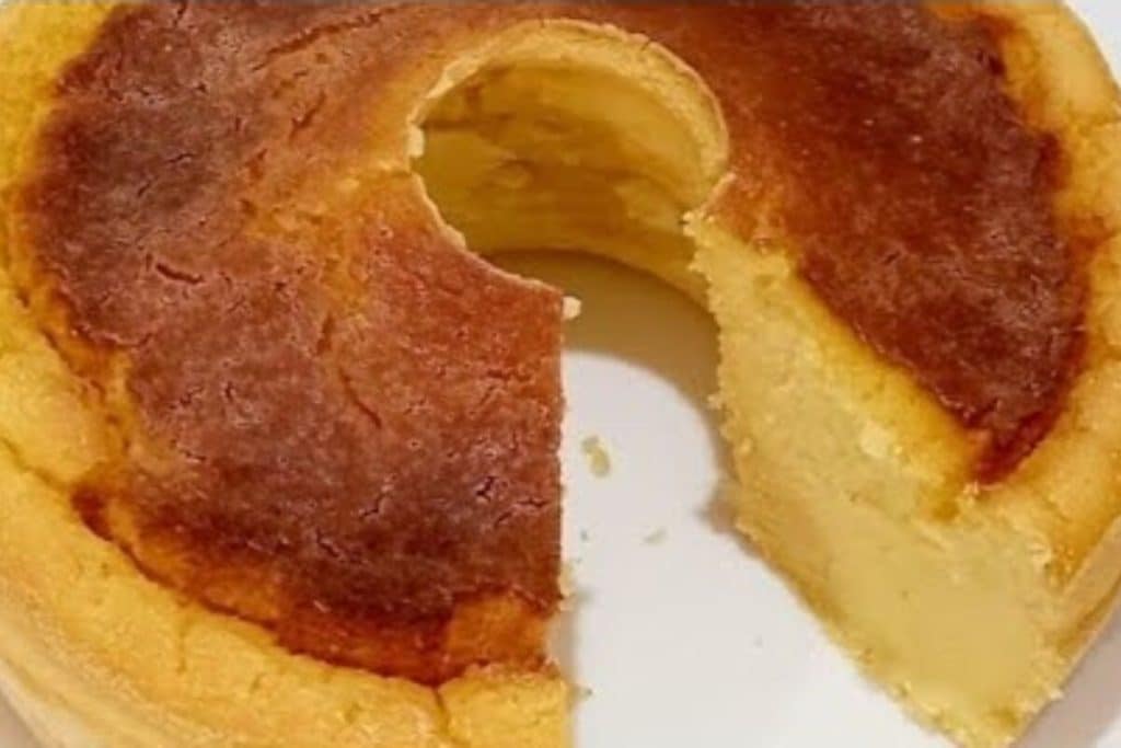 Bolo de flocão cremoso