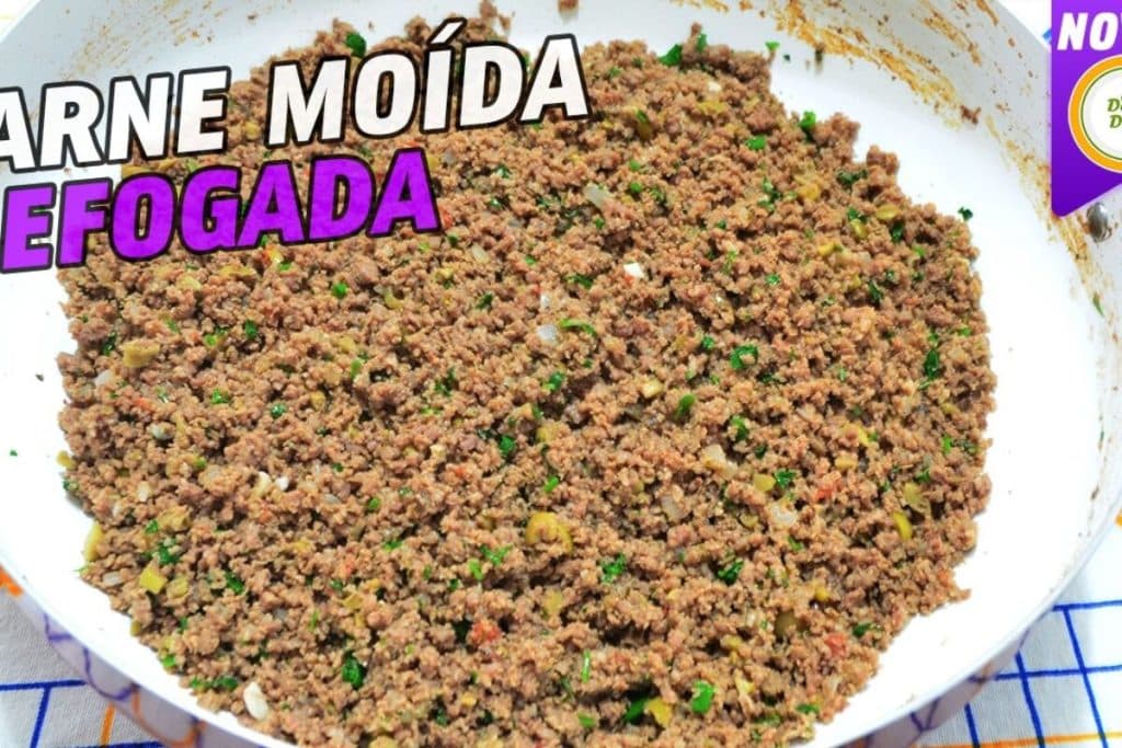 Carne moída para pastel