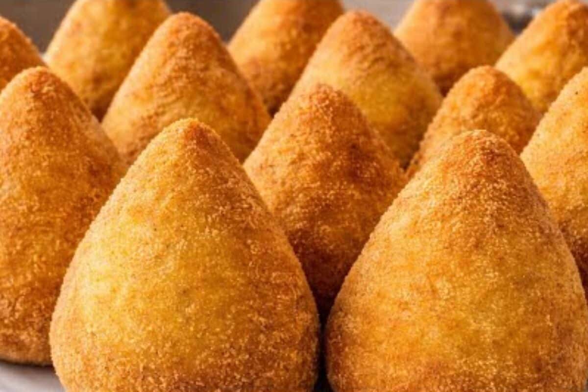 Coxinha com pão de forma