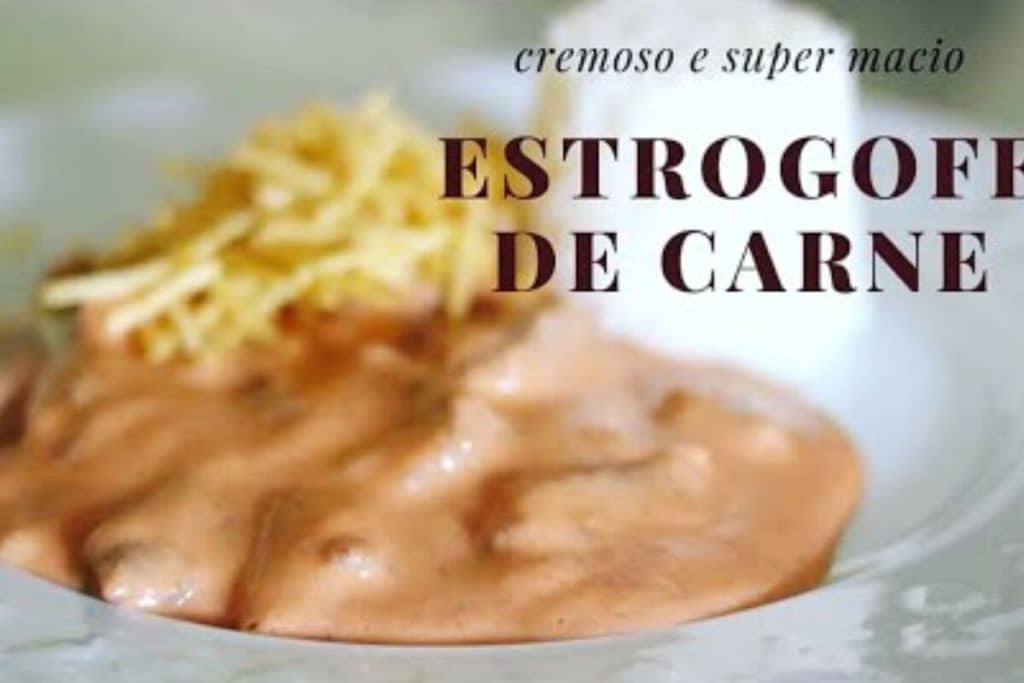 Estrogonofe de carne cremoso, uma receita de restaurante para fazer com praticidade na sua casa 40 Estrogonofe de carne cremoso
