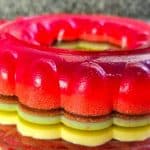 gelatina de três sabores