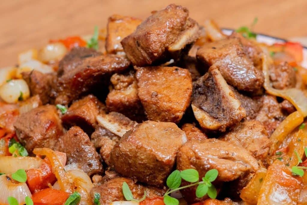 Pernil de porco suculento