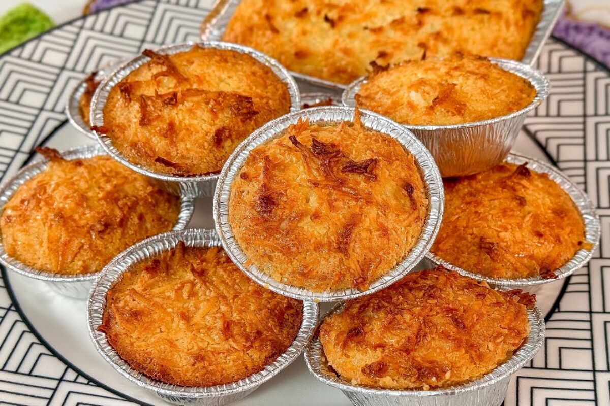 Queijadinha cremosa que rende muito, perfeita para o seu faça e venda ou para saborear em casa 123 Queijadinha cremosa