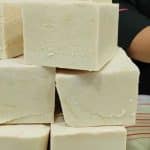 Sabão caseiro em barra