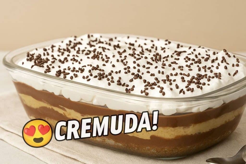 Sobremesa cutuca cunhada, a mais cremosa do mundo, para fazer sucesso na reunião de amigos ou família 114 Sobremesa cutuca cunhada