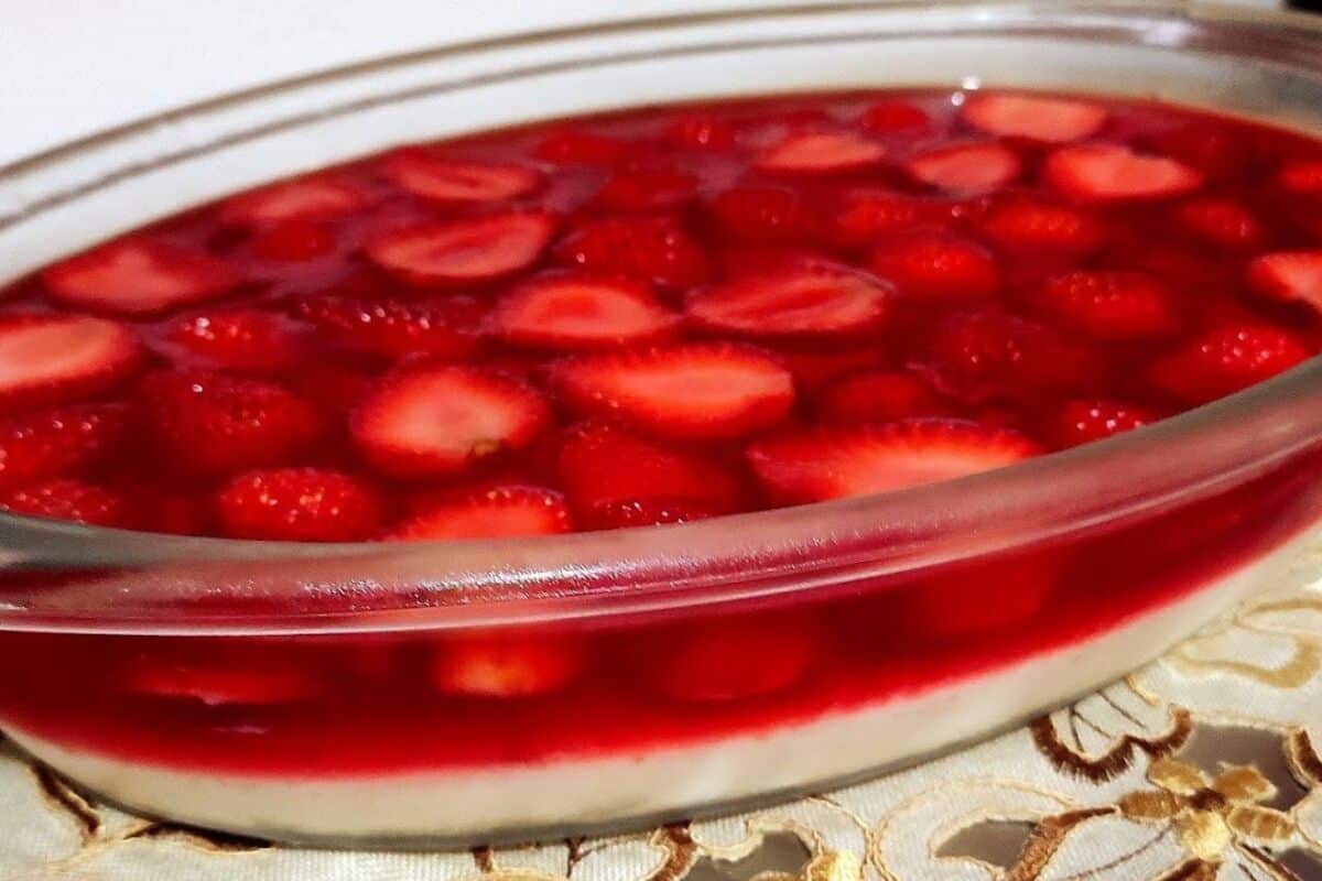 sobremesa de morango