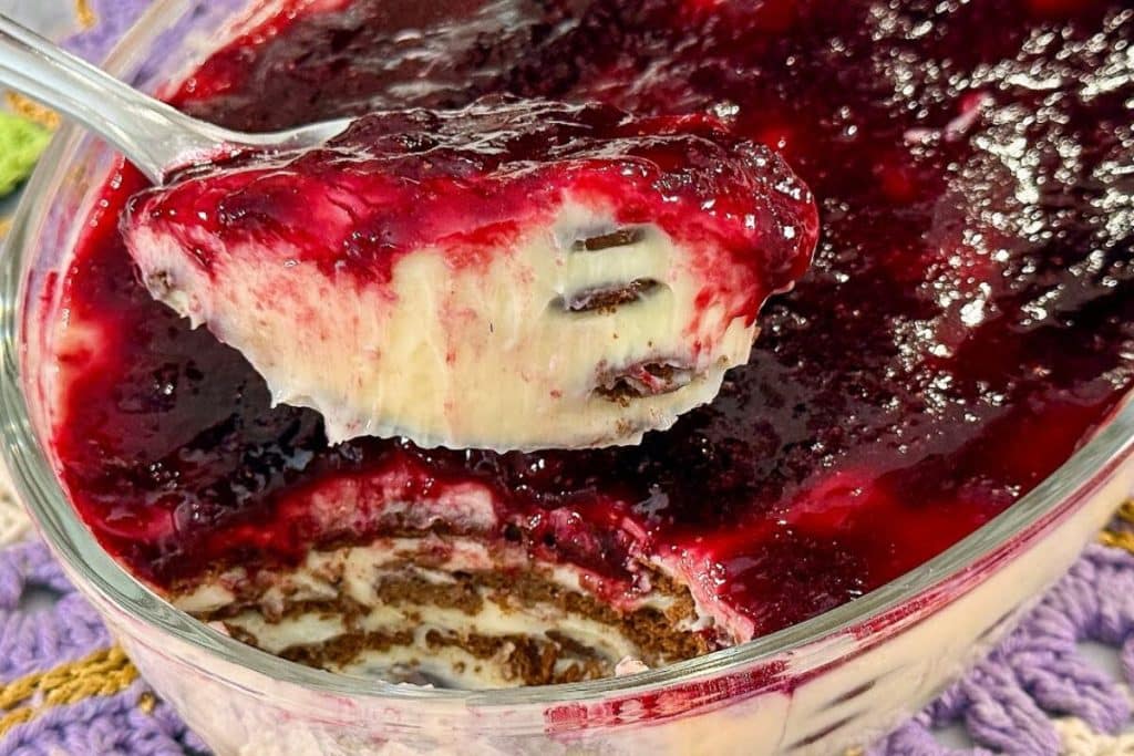 Sobremesa gelada de ninho