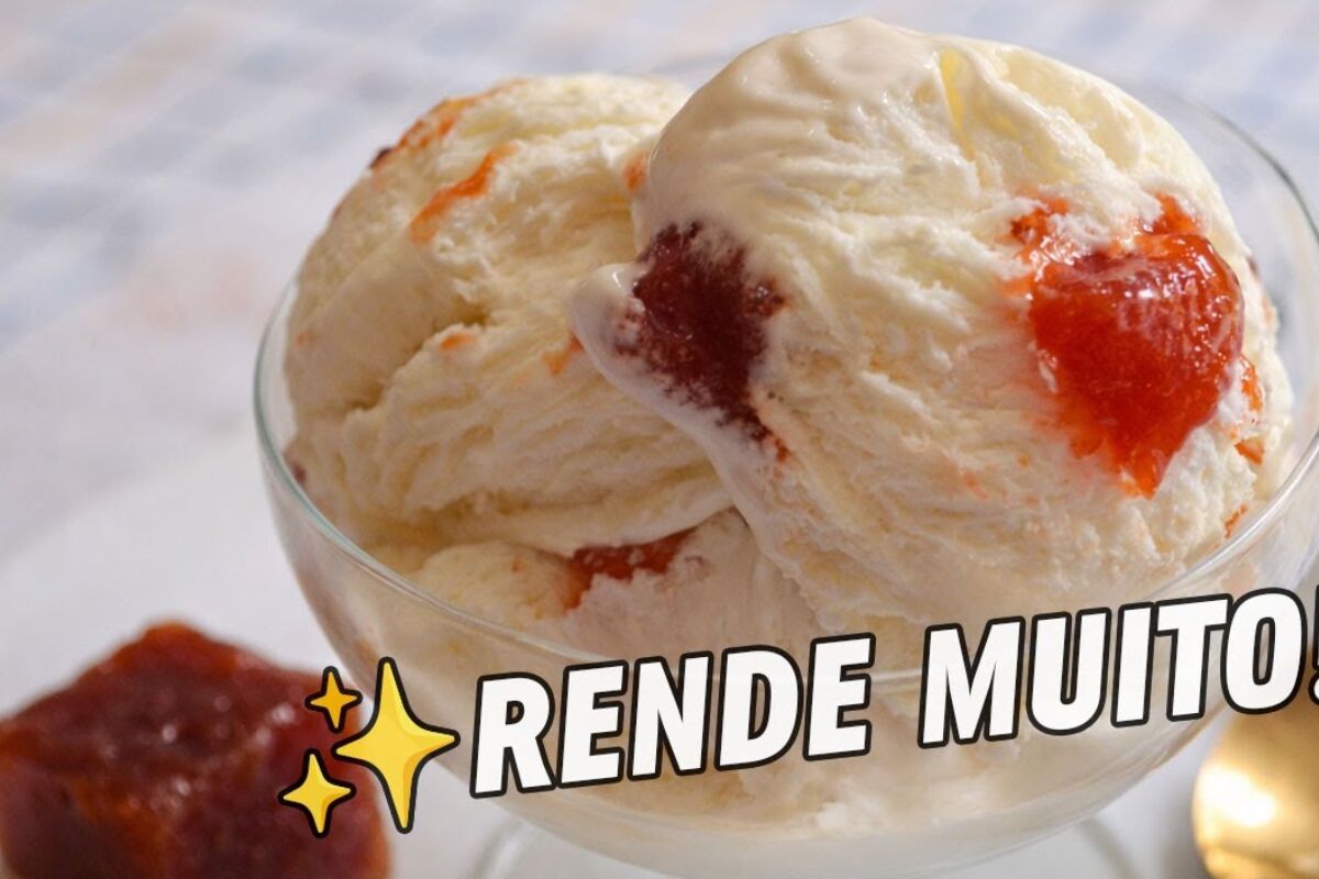 Sorvete caseiro