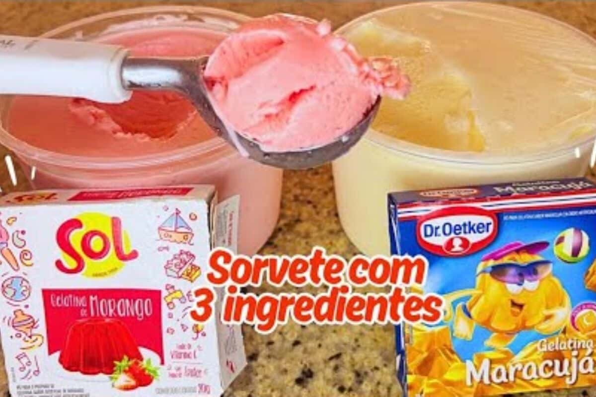 sorvete caseiro