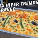 Torta de frango cremosa