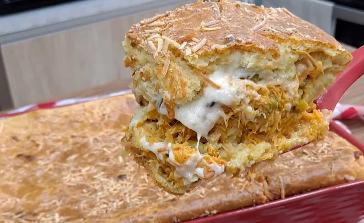 torta de frango cremosa