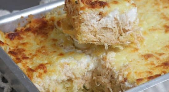 torta salgada de massa mole