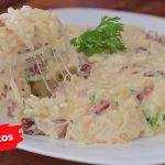 Arroz cremoso e recheado