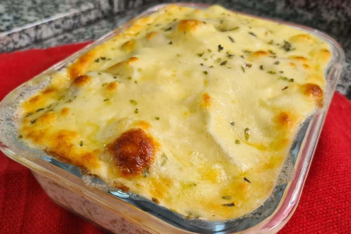 batata cremosa de forno