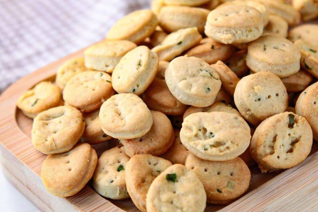 Biscoito salgado crocante