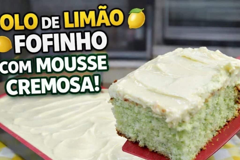 Bolo de limão fofinho
