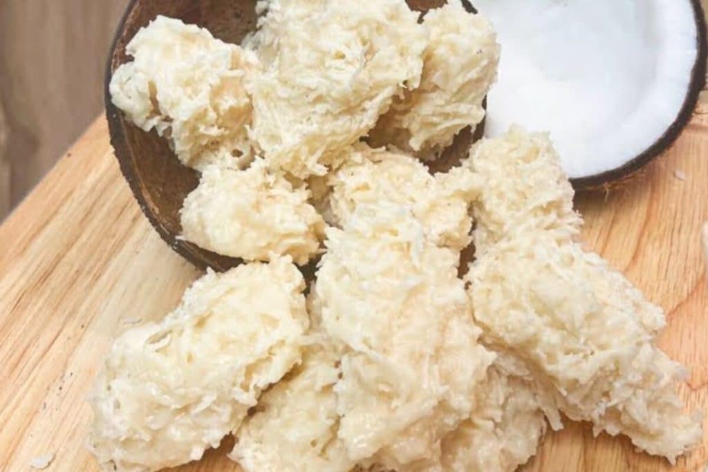 Cocada sem leite condensado