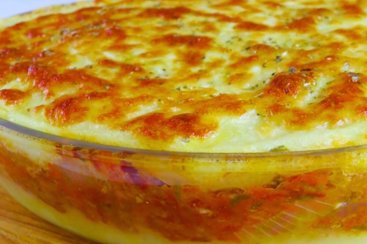 Escondidinho de carne seca