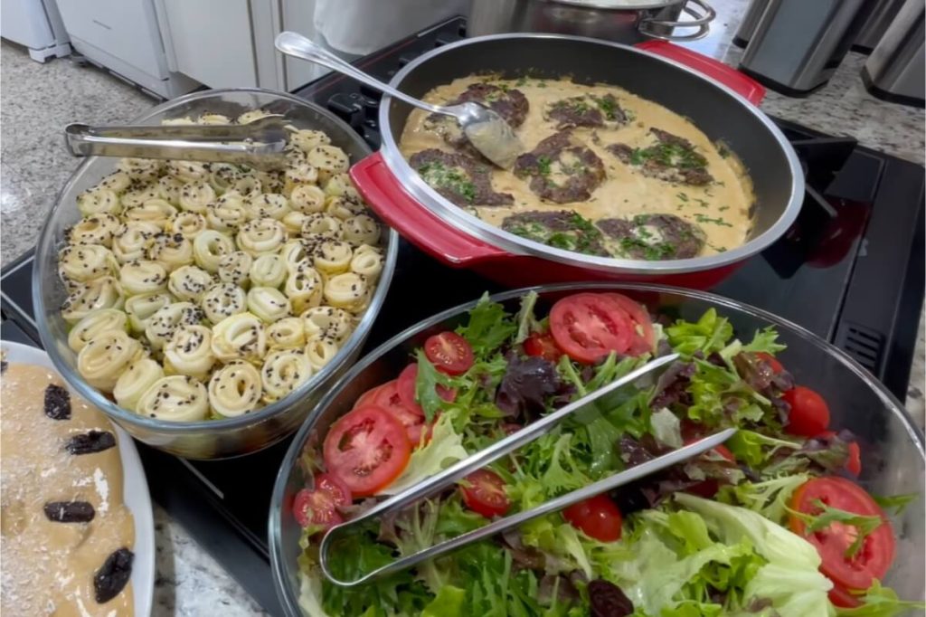 Filé ao molho de alho