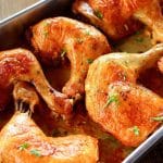 Frango assado na maionese