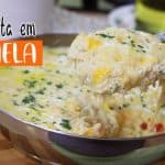 Fricassê de frango na frigideira