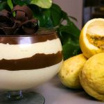 Mousse de maracujá com ganache