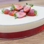 mousse de ninho com gelatina