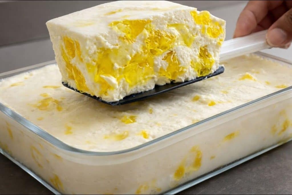 Sobremesa de abacaxi rápida de fazer, com um gostinho de quero mais, ideal para o domingo 78 Sobremesa de abacaxi