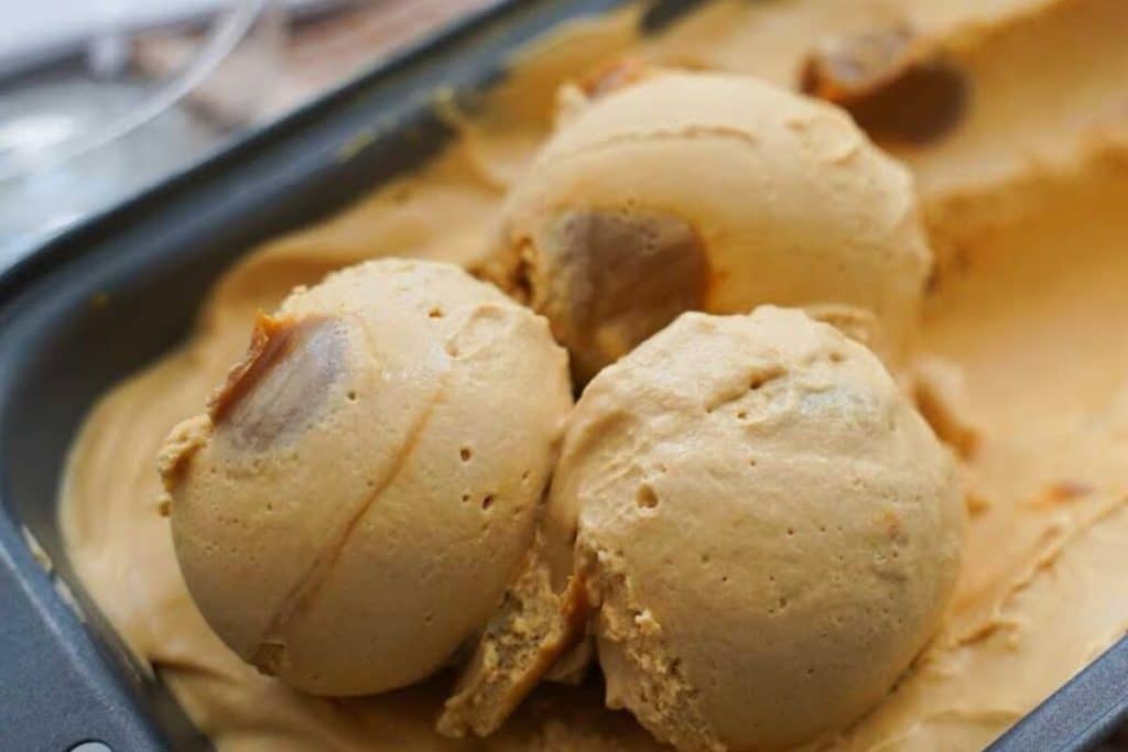 Sorvete de doce de leite