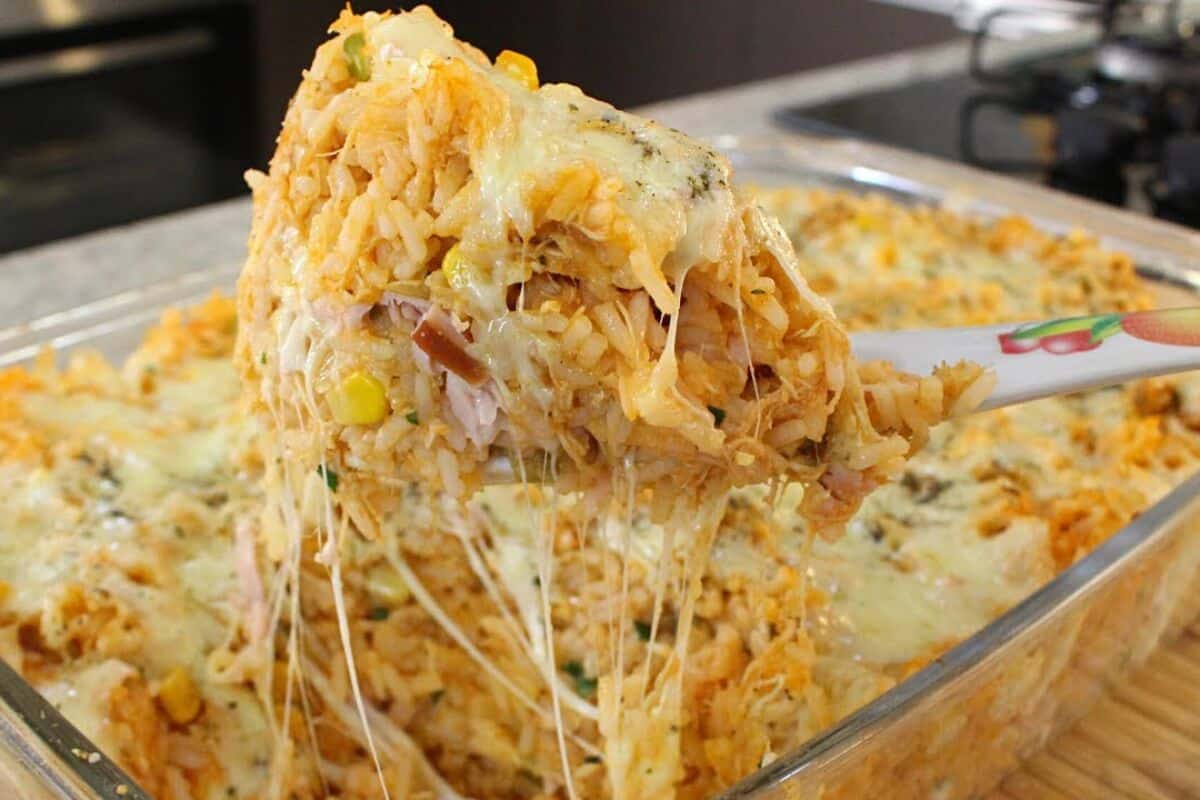 Arroz de forno com frango, uma receita completa e muito saborosa que todos vão amar 7 Arroz de forno com frango