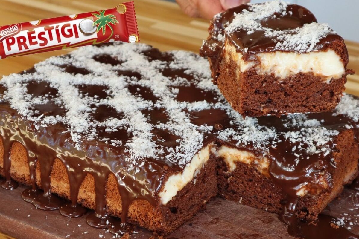 Bolo bomba de prestígio