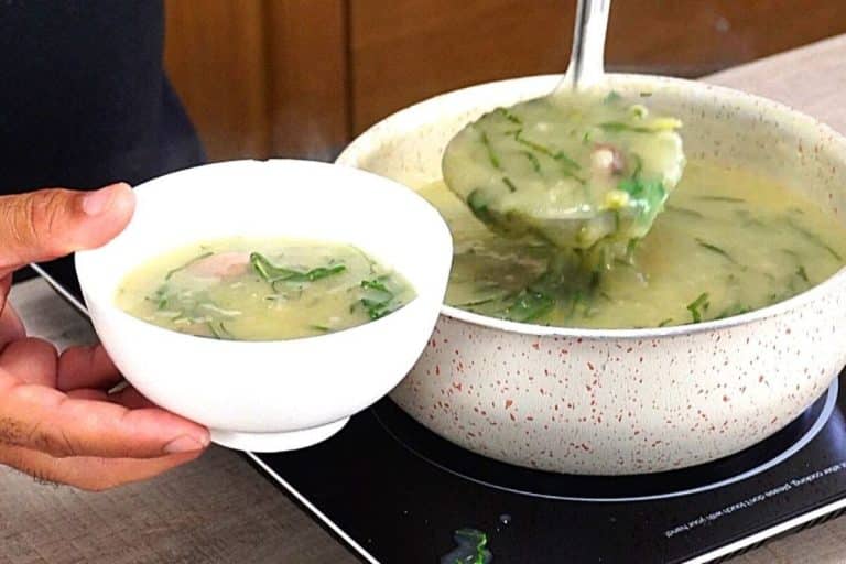Caldo verde, uma receita deliciosa que rende muito e é perfeita para ...