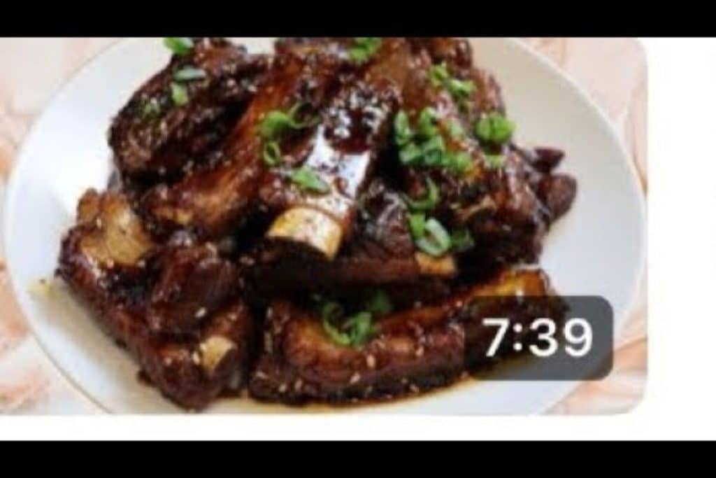 Costelinha caramelizada
