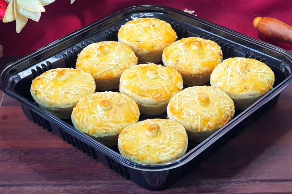 Empada de palmito que derrete na boca, com uma massa incrível e um recheio suculento 83 Empada de palmito