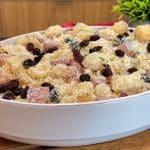 Farofa de bacon com abacaxi