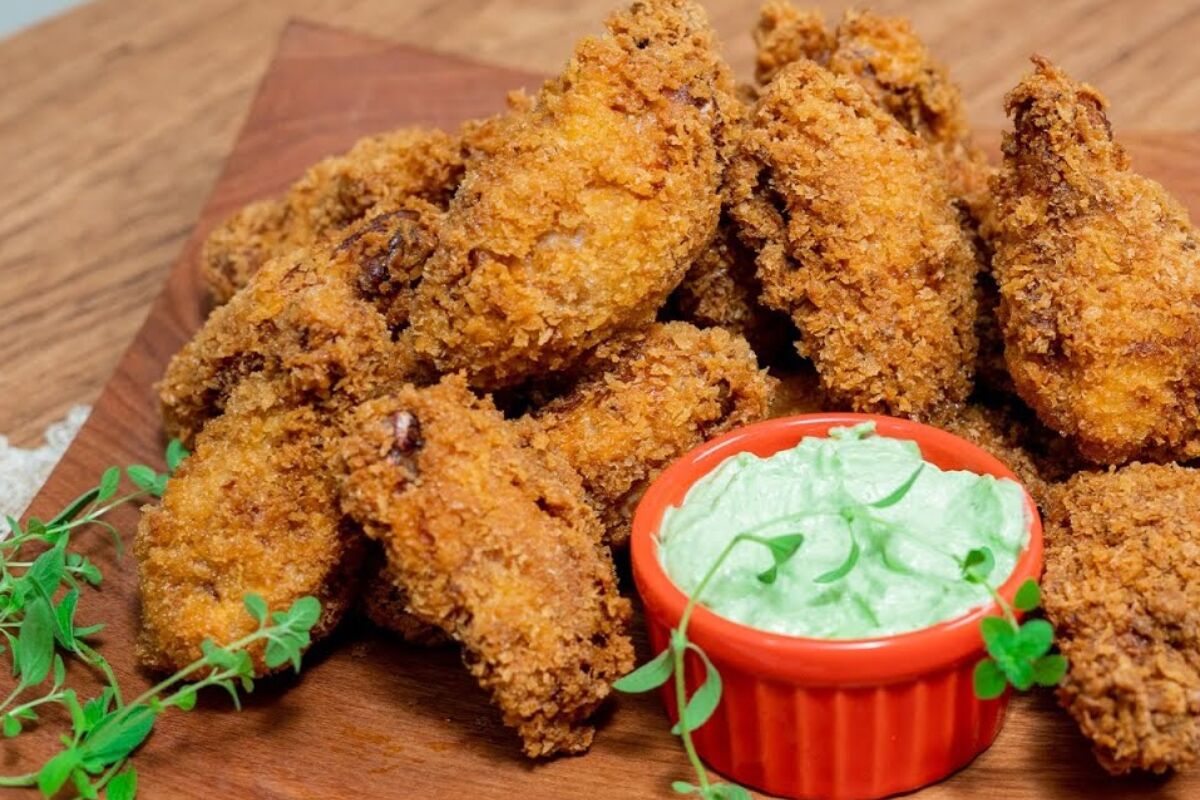 Frango frito crocante