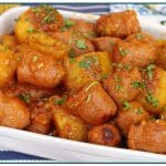 Linguiça toscana com batata