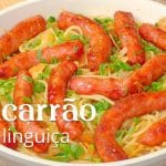 Macarrão com linguiça