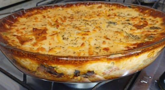 Macarrão de forno cremoso