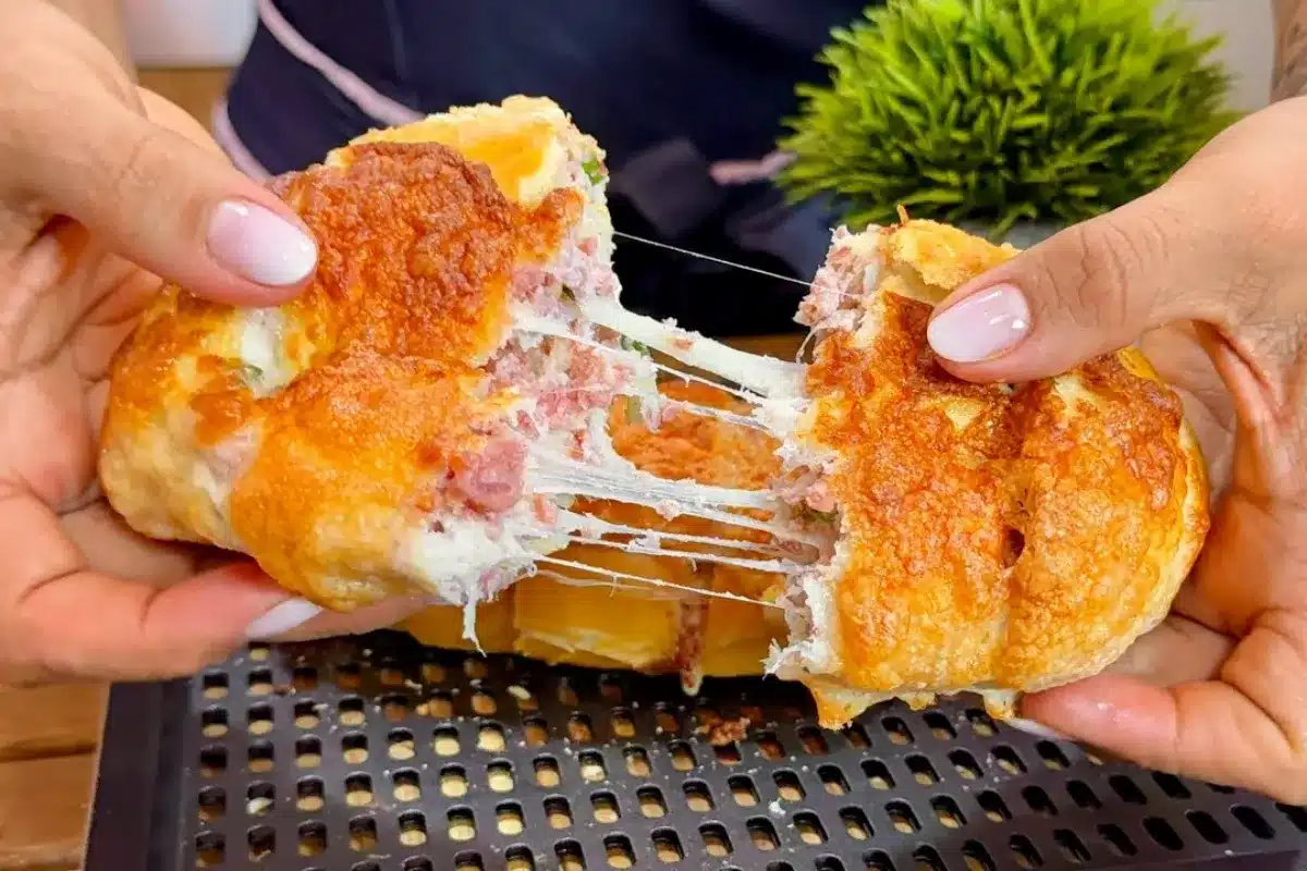 Pão de alho com calabresa