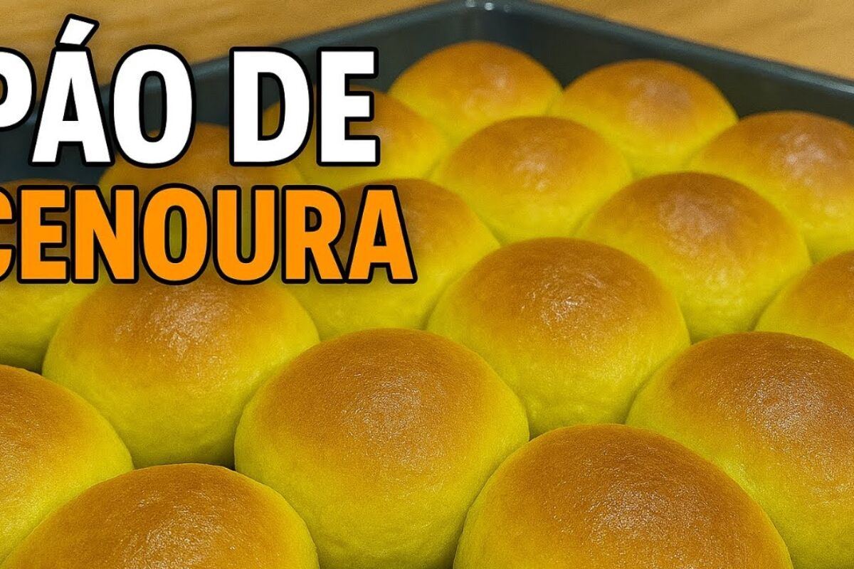 Pão de cenoura caseiro