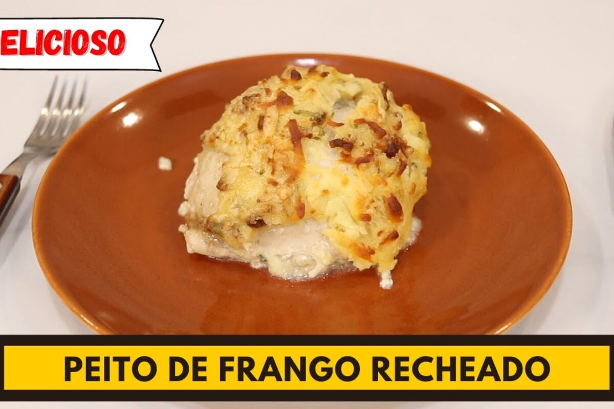 Peito de frango recheado com batata e bacon, uma sugestão deliciosa para variar o cardápio da semana 159 Peito de frango recheado
